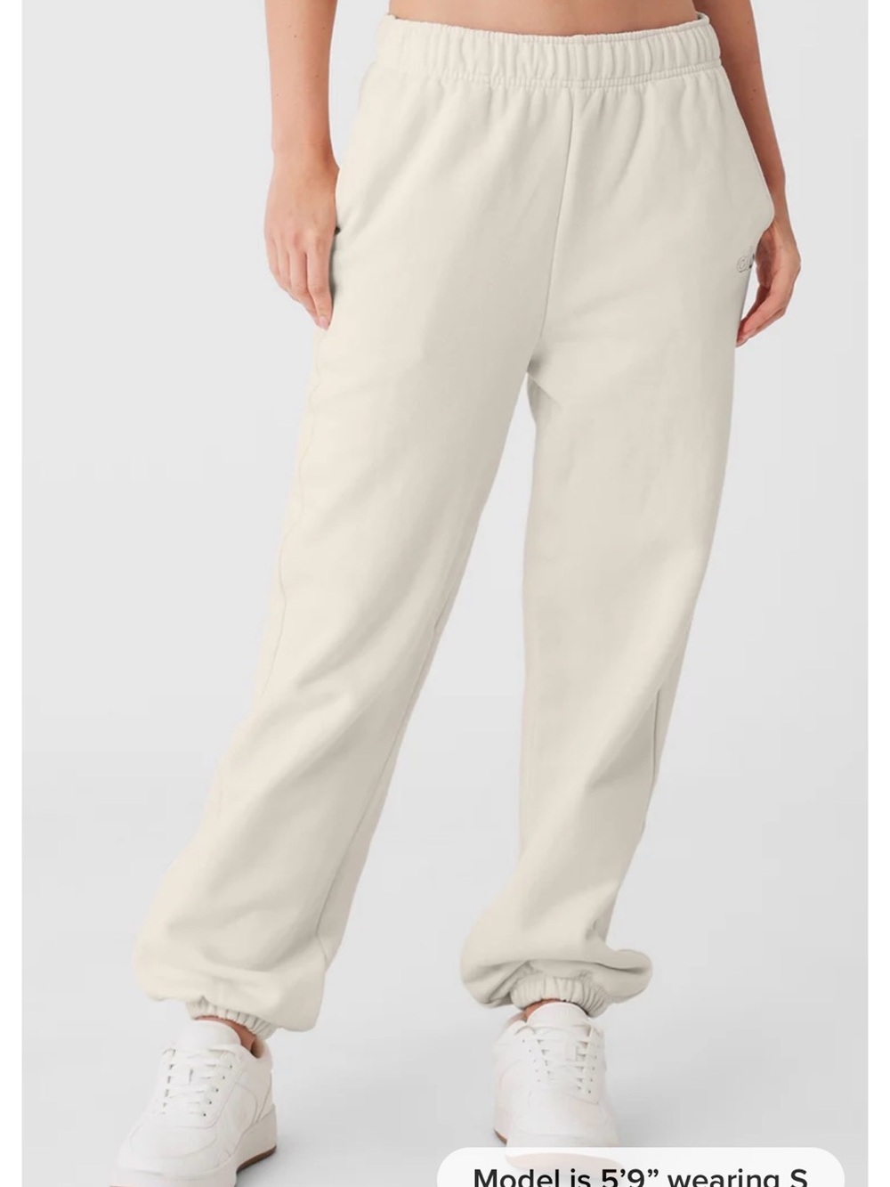 Alo “Accolade Sweatpant” in “Bone”
